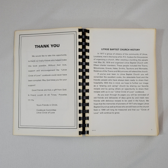 Litroe Circle Of Love Cookbook - Litroe Baptist Church Louisiana - Picture 3 of 16
